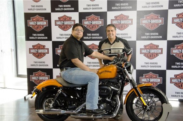 Anoop Prakash, Managing Director Harley-Davidson India, Sunil Christian, Dealer Principal, Two Rivers Harley-Davidson