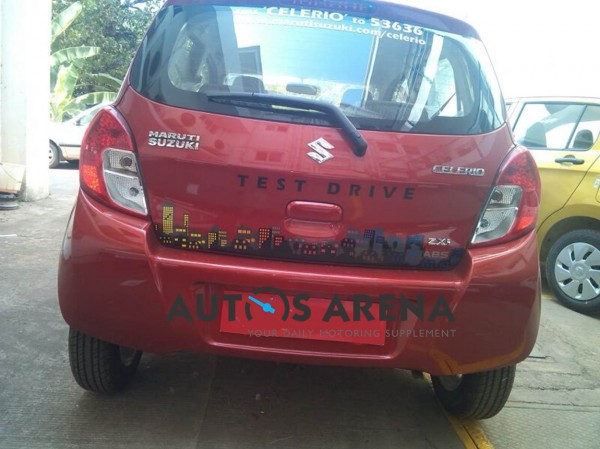 Maruti Suzuki Celario rear