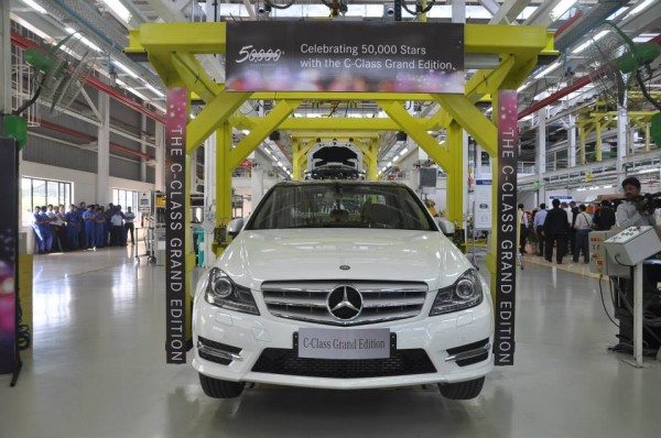 Mercedes-Benz India 50,000th car roll out