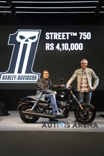 Anoop Prakash MD Harley Davidson India and Marc McAllister MD and VP APAC Region Harley Davidson Motor Company