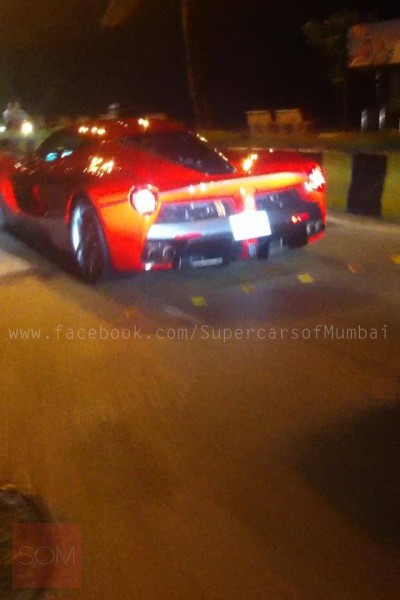 Ferrari-LaFerrari-spotted-in-India-rear