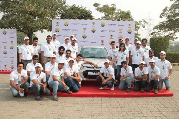 Maruti Young Driver Finalists with_the Grand Prize in New Delhi