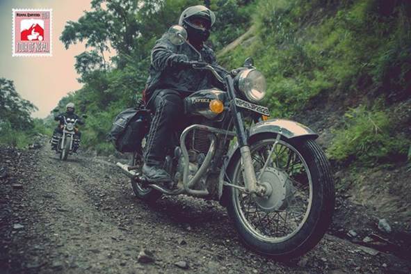 The final leg of Royal Enfield’s Tour of Nepal 2014-riders on their journey from Kathmandu to Pokhara.