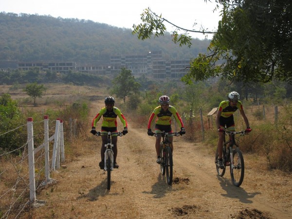 Hero Action Team members at the 11th National Mountain Biking Championship held in Pune
