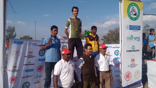 Hero Action Team's Shiven Sharma won Gold at 11th National Mountain Biking Championship