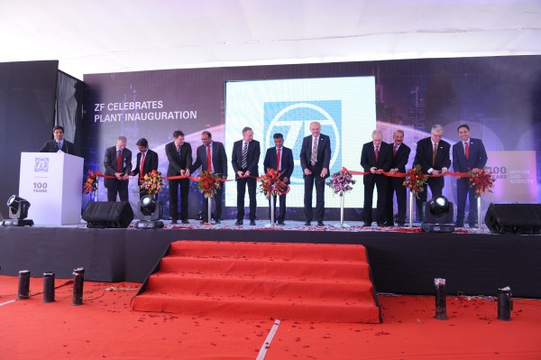 Ribbion cutting ceremony - ZF Plant inauguration