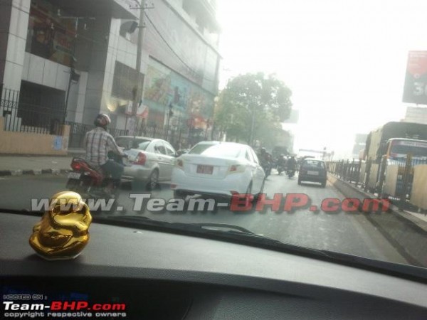 Toyota Vios rear testing India