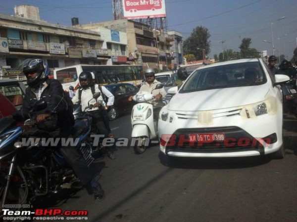 Toyota Vios testing India