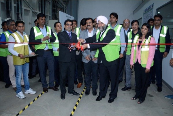 Mr. Sanjeev Aggarwal ( AS – VP  NMIPL ), inaugurating the North Regional Parts Distribution Center