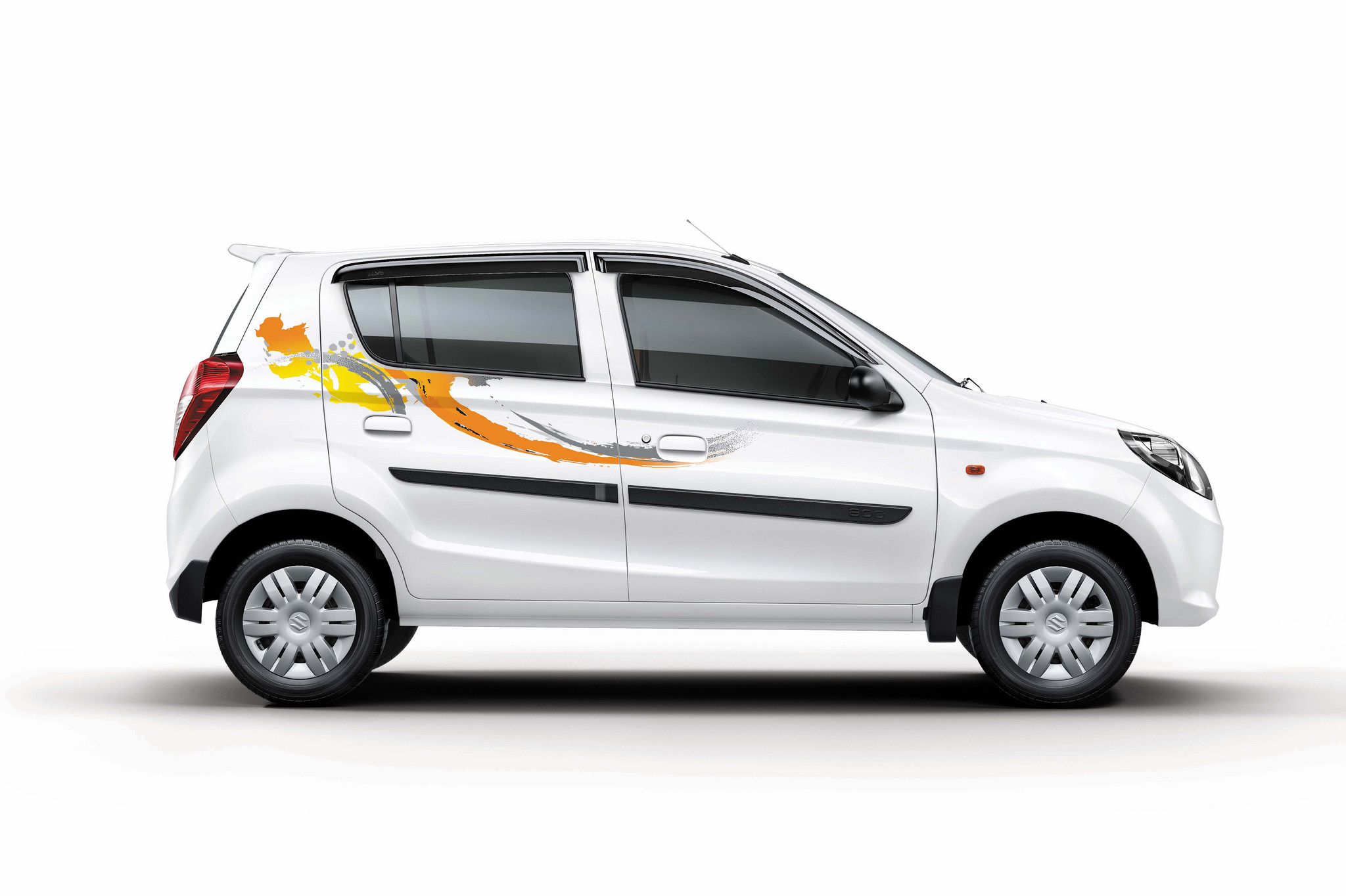 White Alto 800 Modified In Kerala