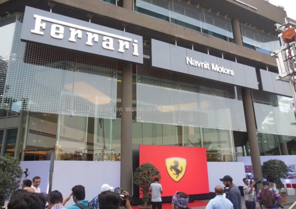 Ferrari Mumbai showroom (1)