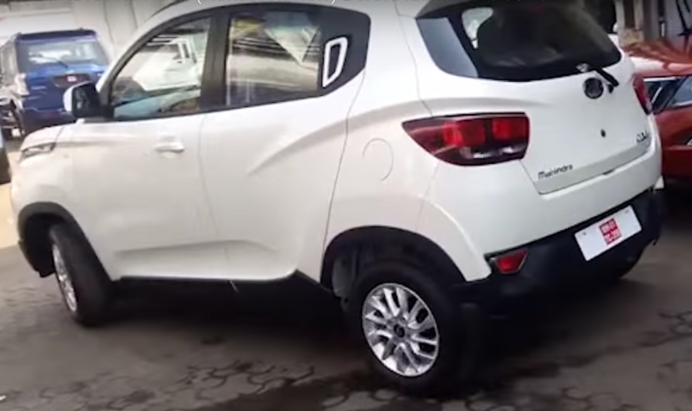 Mahindra-KUV100-rear-quarter-revealed-spied