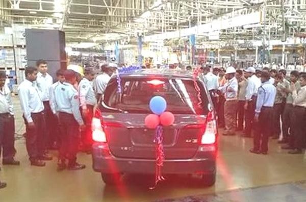 Current Gen Toyota Innova at the factory