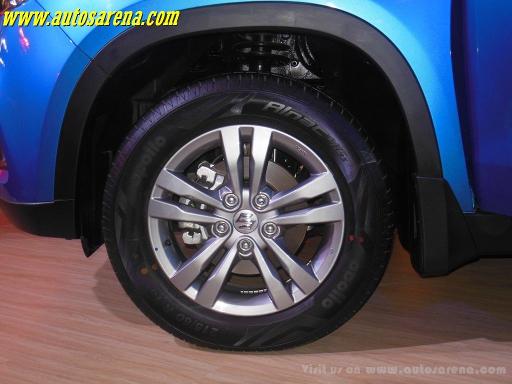 Maruti Suzuki Brezza launch Mumbai alloy wheel