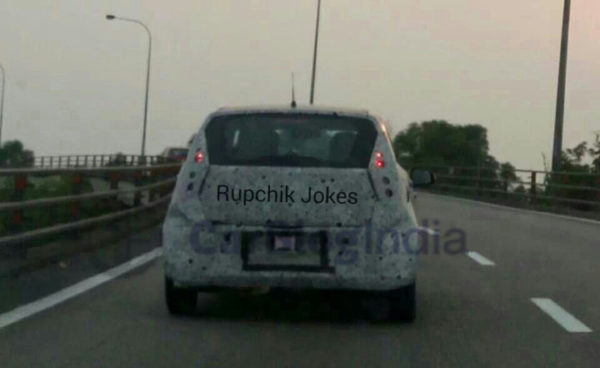 New Hyundai Santro rear Spy pic