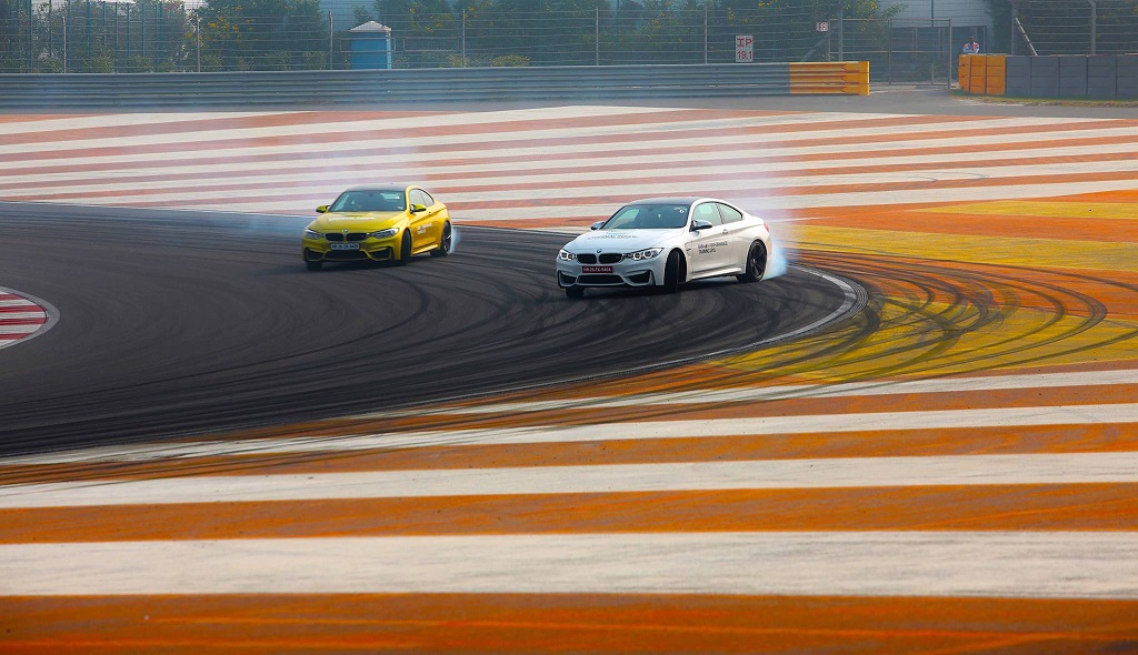 03. The BMW M Cars on race track