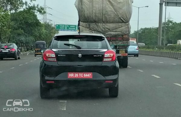 Baleno RS caught testing