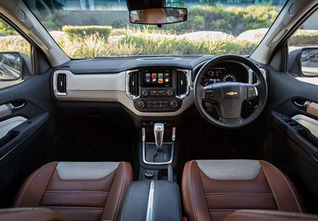 Chevrolet Trailblazer Facelift interiors