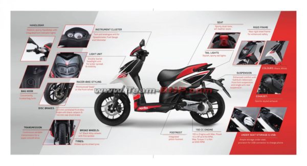 Aprilia SR 150 Brochure