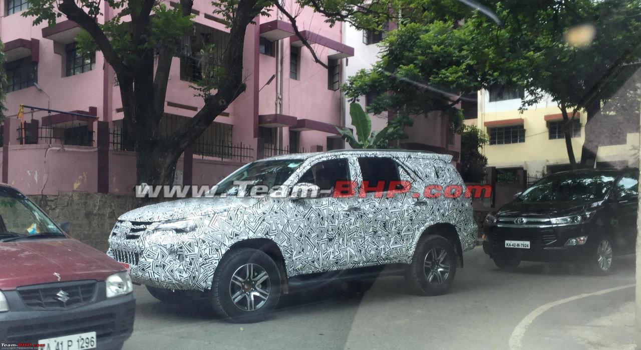 Toyota Fortuner testing in India 1