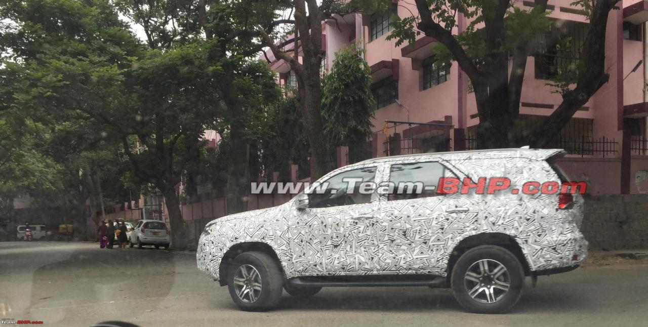 Toyota Fortuner testing in India 2