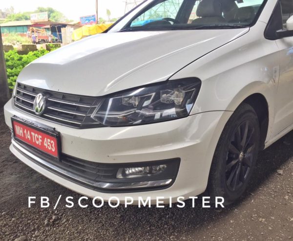 VW Vento Spotted testing front