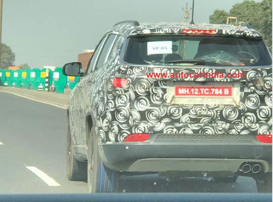 2017 Jeep Compass caught testing in India