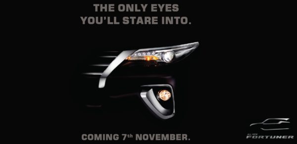 All new Toyota Fortuner Teaser