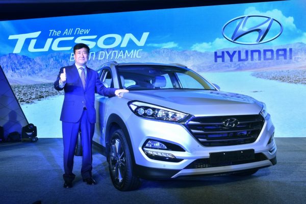 Mr. Y.K. Koo, MD & CEO, Hyundai Motor India Ltd. at the launch of The All New Tucson in New Delhi