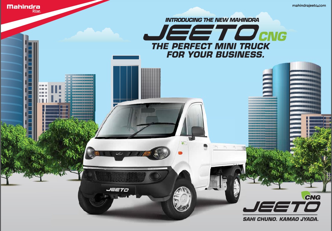 Mahindra Launches Jeeto Cng Bs4 Variant Priced At Rs 3 49