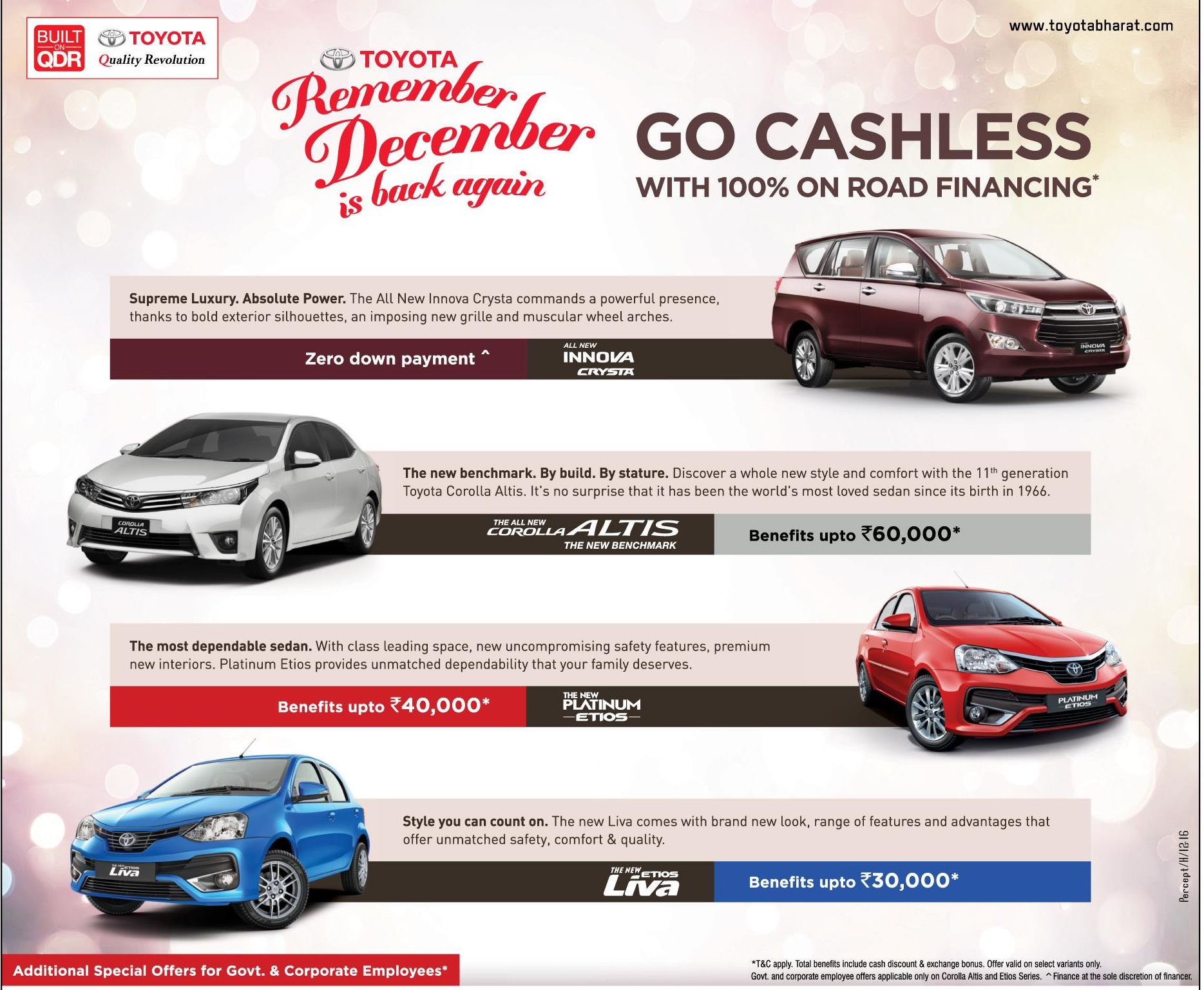 Toyota Remember December campaign