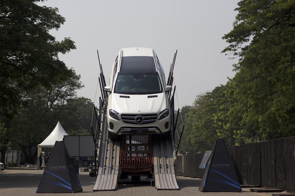 MercedesBenz India Brings Luxe Drive to Mumbai alongside Classic Car