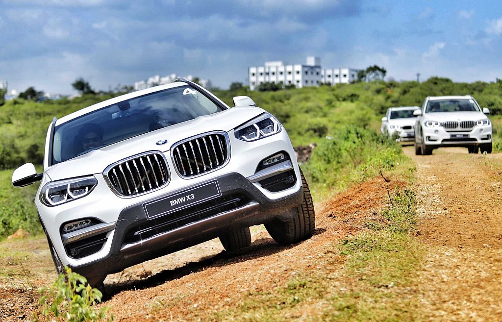 BMW X3 in action at BMW xDrive Experience in Pune 04