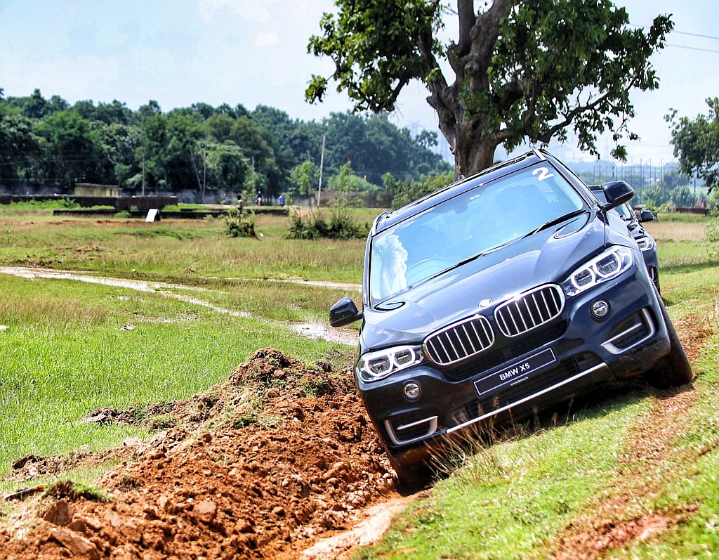 BMW X5 in action at BMW xDrive Experience in Ranchi 2