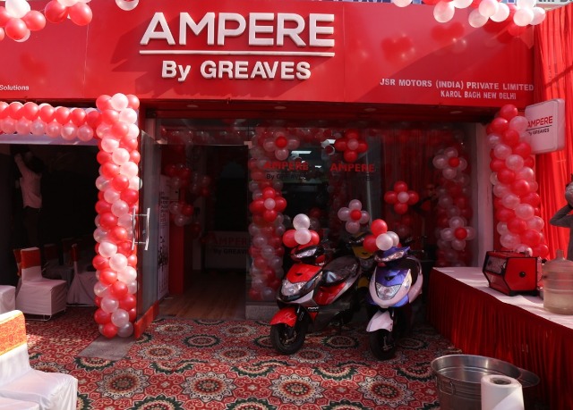 Ampere Electric Delhi Dealership Photo-Feb 19 2020