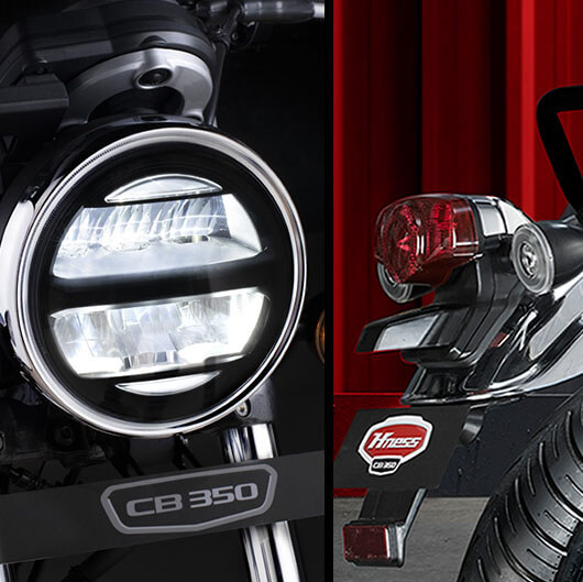 Honda H’ness CB350 Full_LEDHeadlamp_And_TailLamp_Ring_Type_Winkers
