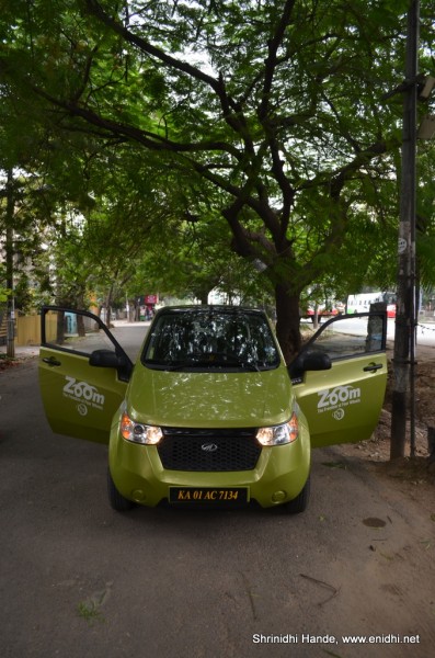 mahindra reva e2o front look