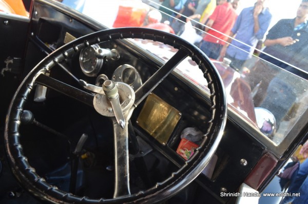Austin seven steering wheen