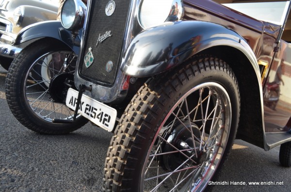 Austin seven-wheels and starter