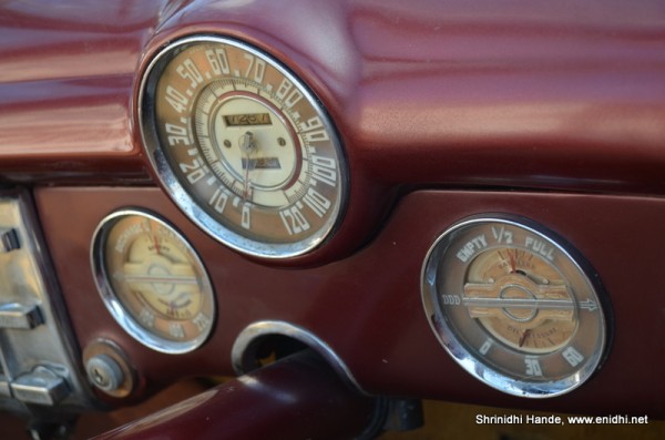 console of a buick eight