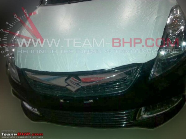 Maruti Suzuki Dzire facelift spy pics front