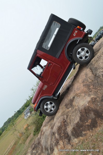 one more adveneture off road mahidra thar 4x4