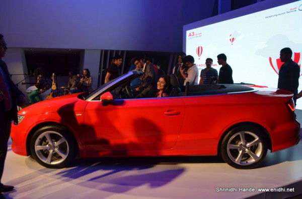 A3 cabriolet side view