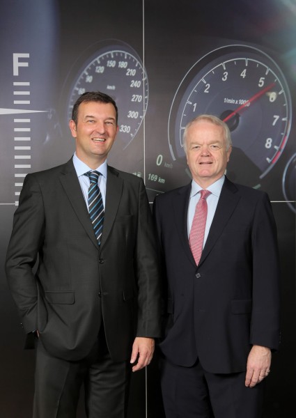 (R - L) Mr. Philipp von Sahr, President, BMW Group India with Mr. Robert Frittrang, MD, BMW Plant Chennai (4)