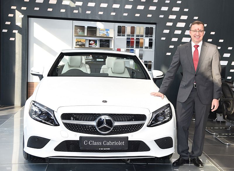 Mr. Martin Schwenk, Managing Director & CEO, Mercedes-Benz India at the inauguration of the first-ever luxury automobile dealership in Jodhpur